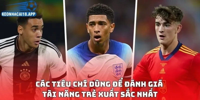 Tiêu chí đánh giá về một cầu thủ trẻ xuất sắc nhất 
